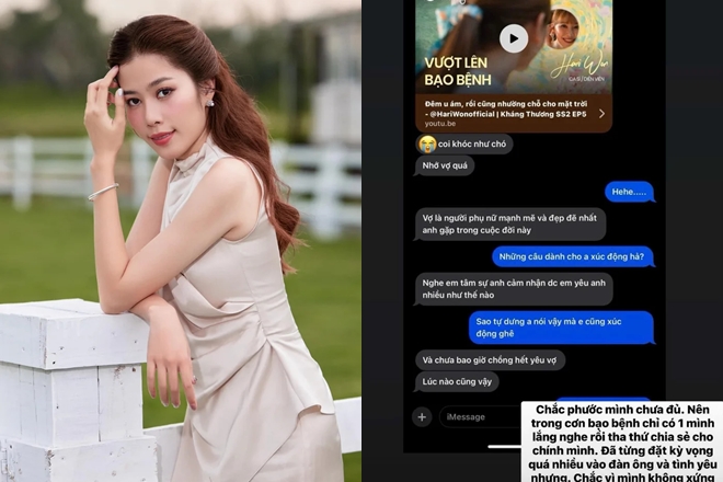  Nam Em trải lòng tâm sự khi thấy Hari Won hạnh phúc