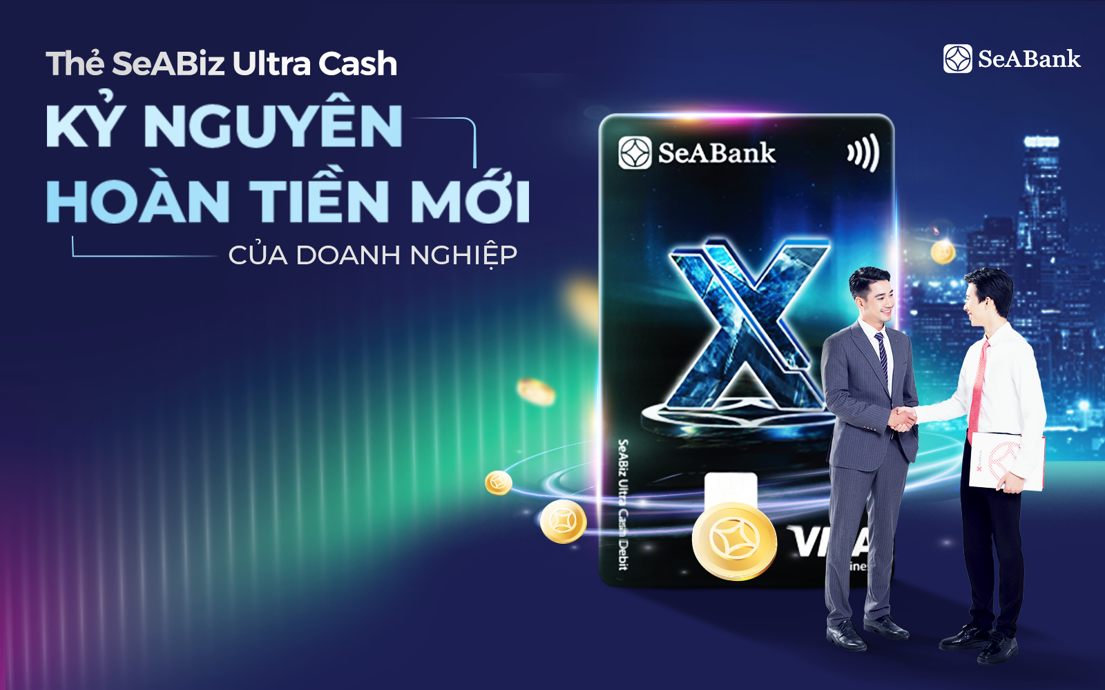 Thẻ SeABiz Ultra Cash của SeABank “Lợi ích kép” cho doanh nghiệp