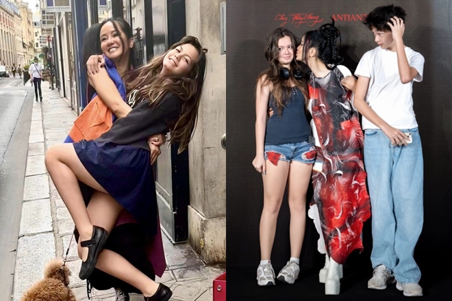 Con gái lai Tây của Hồng Nhung 14 tuổi đã cao vượt mẹ