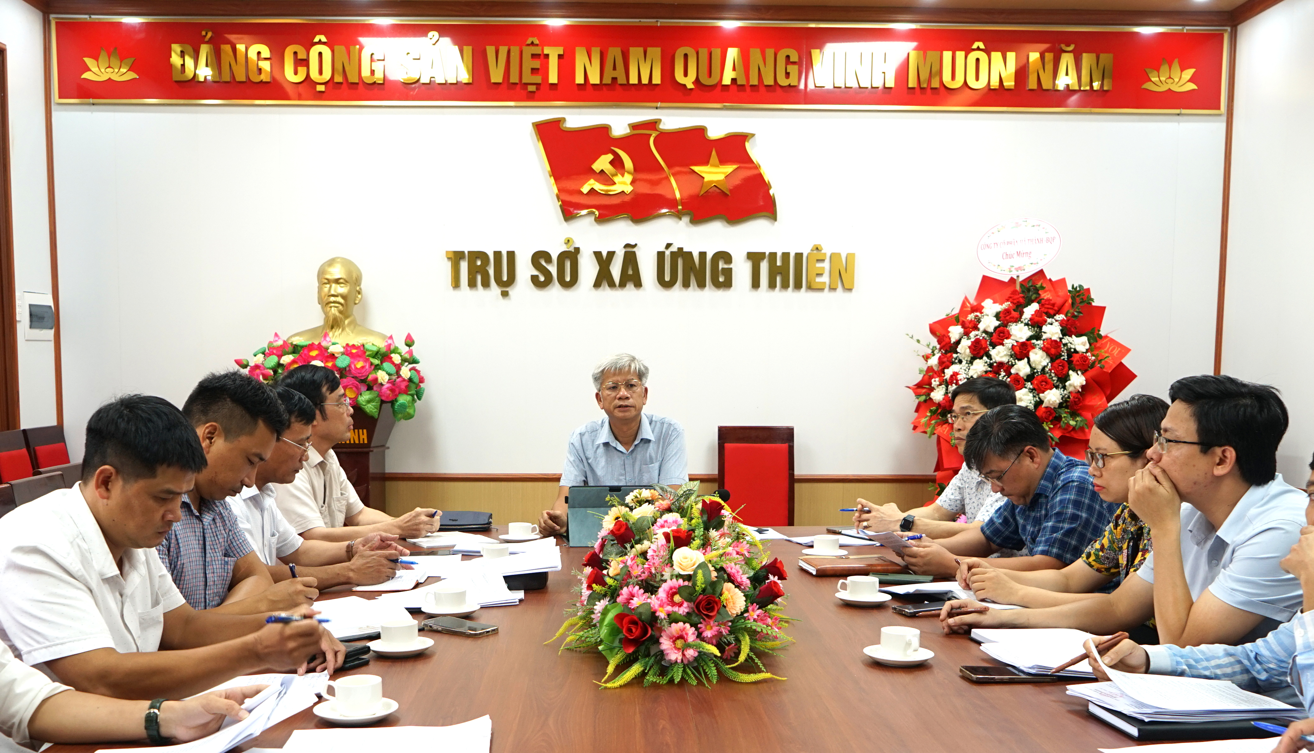 Xã Ứng Thiên tháo gỡ khó khăn, đẩy nhanh tiến độ Cụm công nghiệp Xà Cầu, Cầu Bầu - Giai đoạn 2