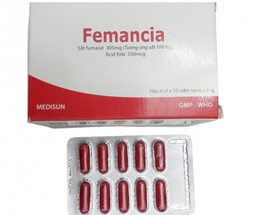 Thu hồi thuốc bổ sung sắt Femancia do Công ty Cổ phần Dược phẩm Me Di Sun sản xuất