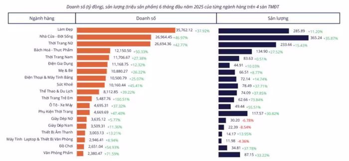 Thương mại điện tử Việt Nam nửa đầu 2025 Cuộc đua song mã và những bước ngoặt