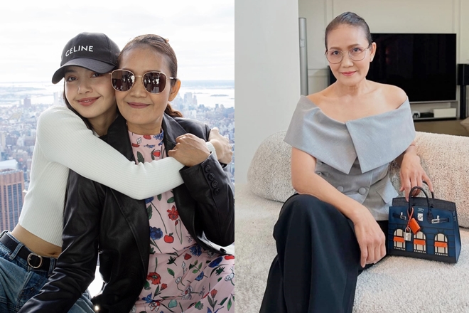 Mẹ Lisa (Blackpink) gây sốt khi đeo túi xách 7 tỷ đồng
