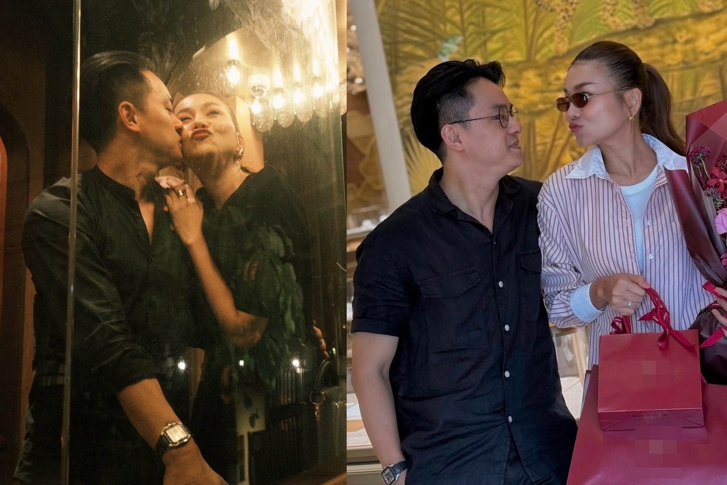 Thanh Hằng khoe ảnh tình bể bình bên ông xã