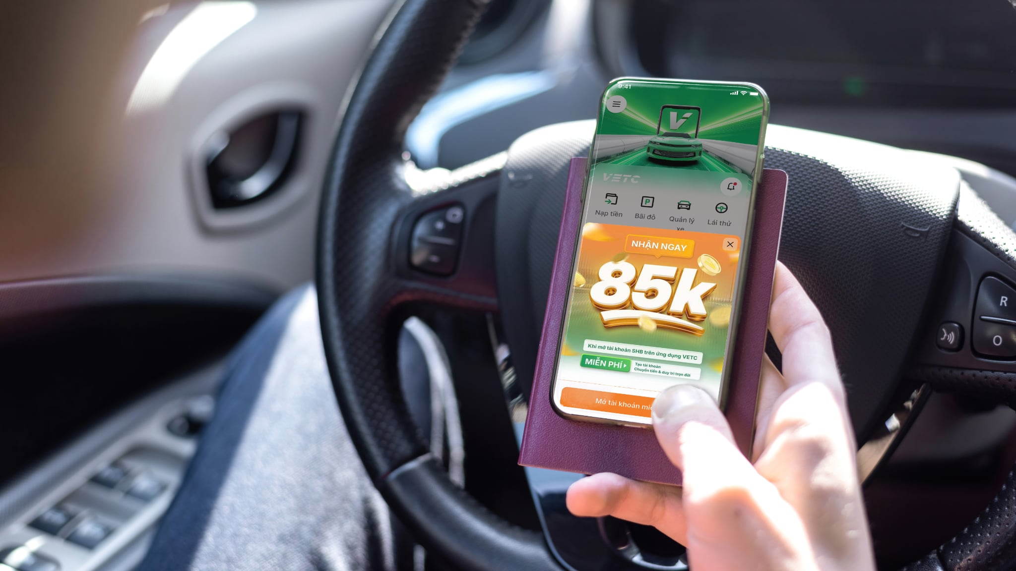 SHB tiên phong hỗ trợ tài xế định danh tài khoản ETC, tuân thủ Nghị định 119