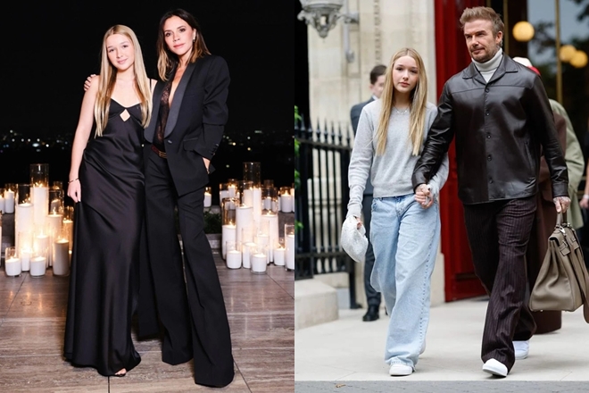 Ái nữ nhà Beckham biến hóa phong cách ở tuổi 14