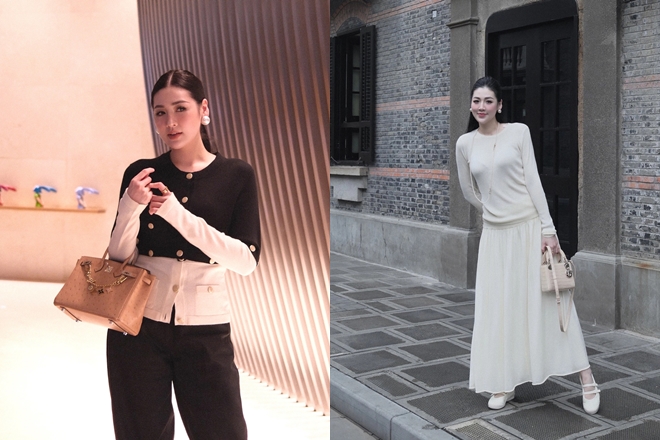 Á hậu Tú Anh mỗi lần ra phố là đốt cả trăm triệu