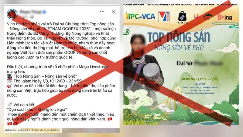 Bác thông tin Tiktoker Phạm Thoại làm đại sứ Hội chợ sản phẩm OCOP xuất khẩu