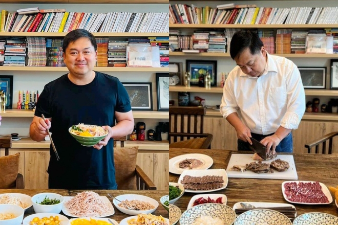 Ông Hoàng Nam Tiến và niềm đam mê ẩm thực từ review món ăn đến nấu cơm cho con cháu