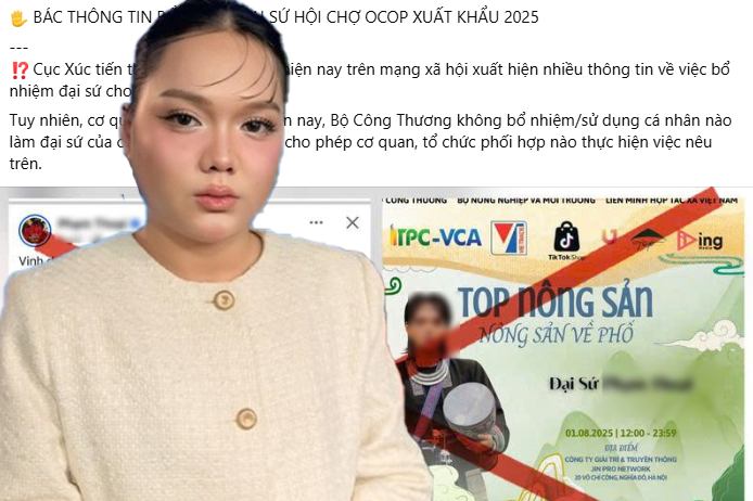 Xôn xao Phạm Thoại bị phạt nặng vì tung tin nhận bản thân là đại sứ nông sản