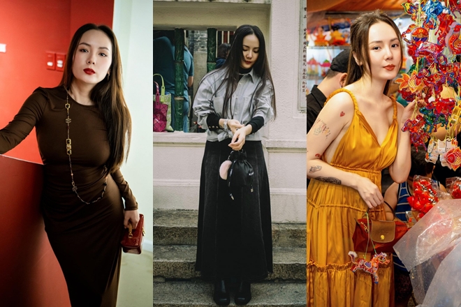 Phương Linh tuổi tứ tuần đẹp không góc chết, mặc gì cũng sang