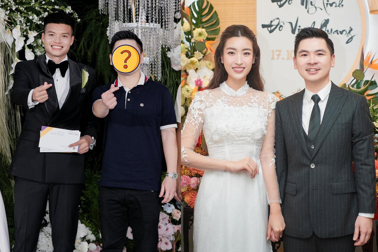 Chồng chủ tịch của Đỗ Mỹ Linh bị chụp lén khi đi dự tiệc, diện mạo ra sao