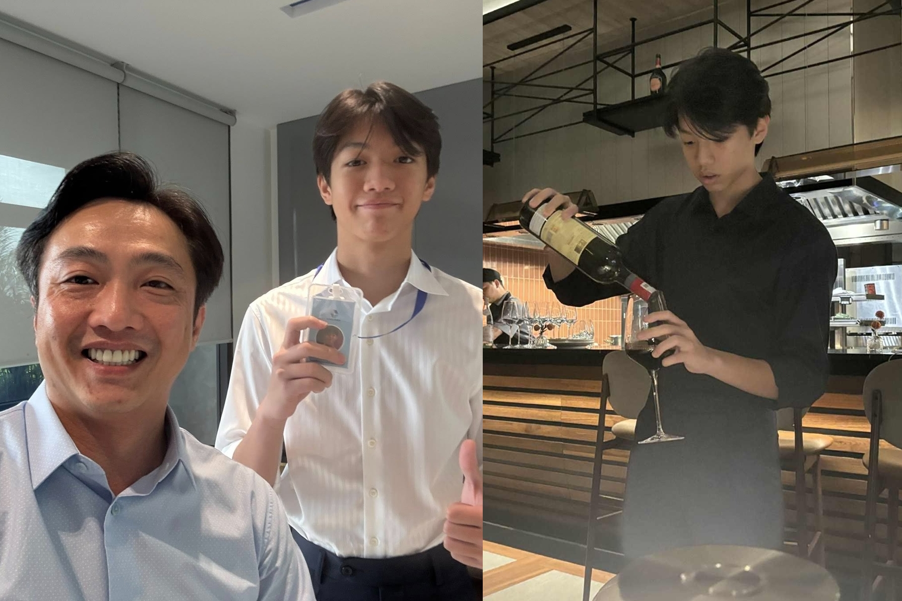 Quý tử nhà Cường Đô La - Hồ Ngọc Hà làm phục vụ, pha chế