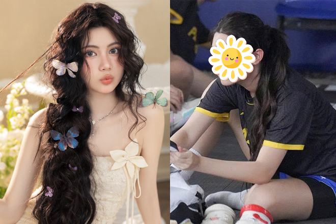 Con gái MC Quyền Linh lộ nhan sắc thật qua cam thường trên sân bóng rổ