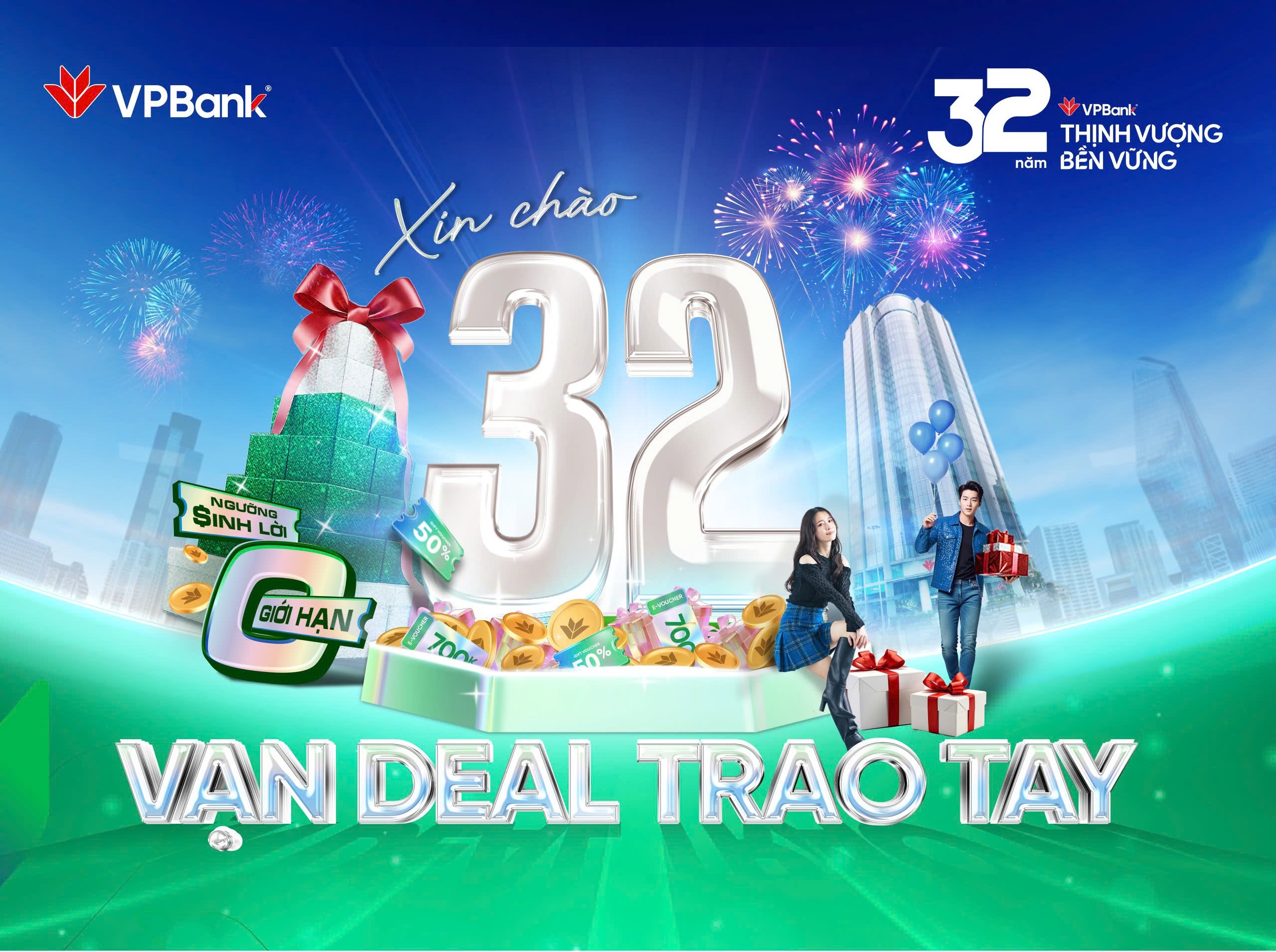 VPBank tuổi 32 Hành trình định hình phong cách sống tài chính hiện đại