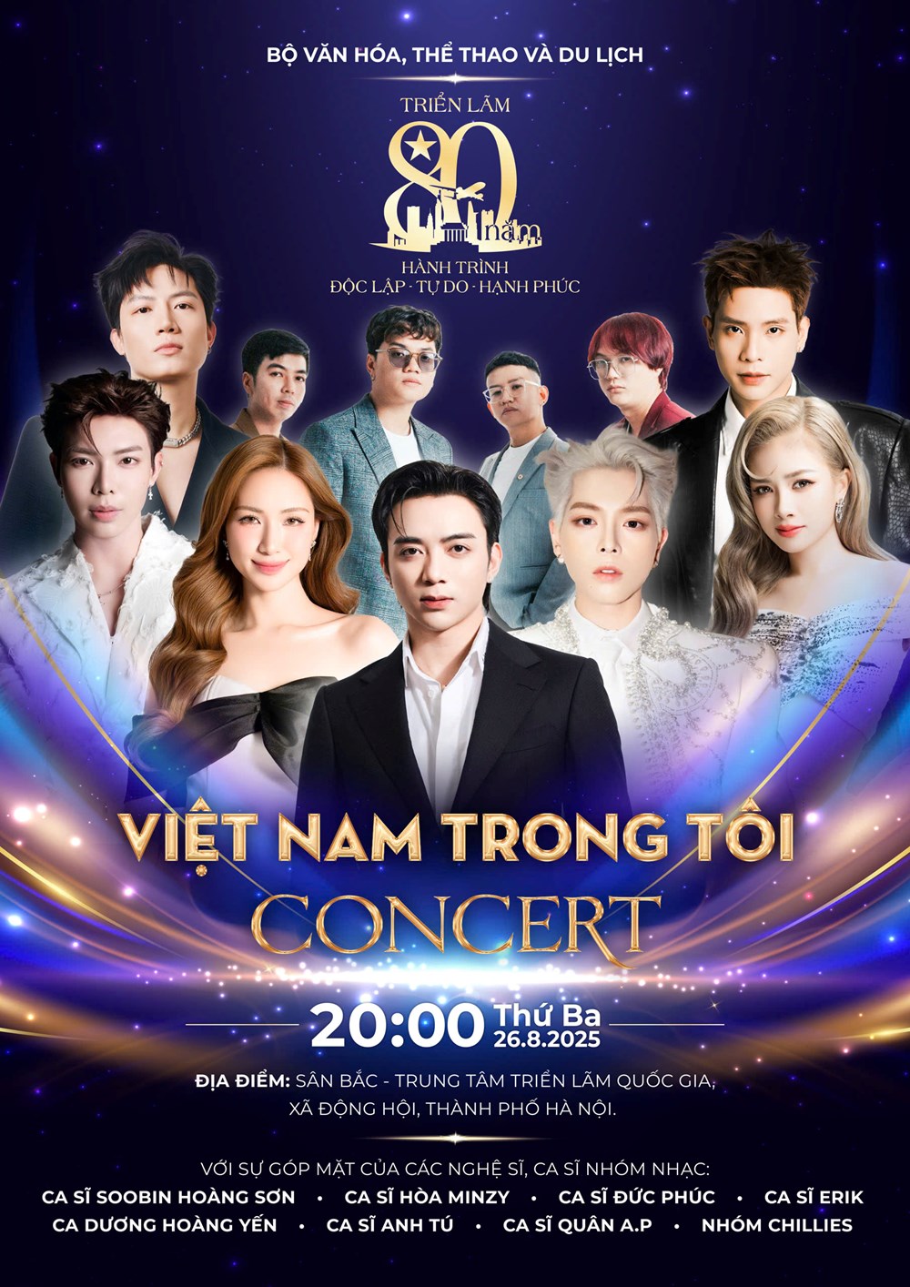 Dàn sao “khủng” thắp lửa tự hào dân tộc tại đại nhạc hội “Việt Nam trong tôi”