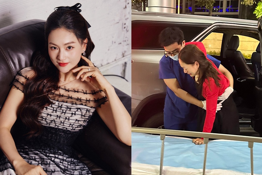 Lan Phương nhập viện cấp cứu, đau đớn không thể tự đi lại