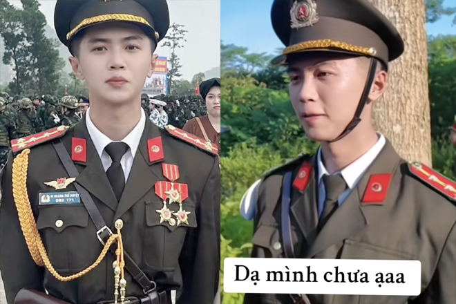 In4 của nam thần quân đội nổi khắp MXH vì quá đẹp trai lại tinh tế khi tham gia diễu binh 29