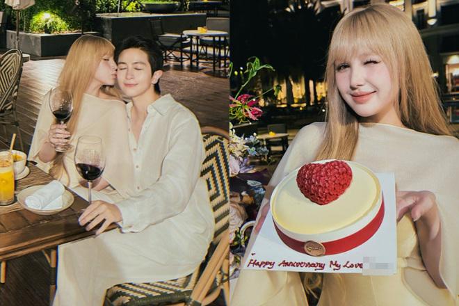 Giữa đêm Xoài Non đăng ảnh kỷ niệm 1 năm yêu Gil Lê, để lộ hình nóng bỏng mắt