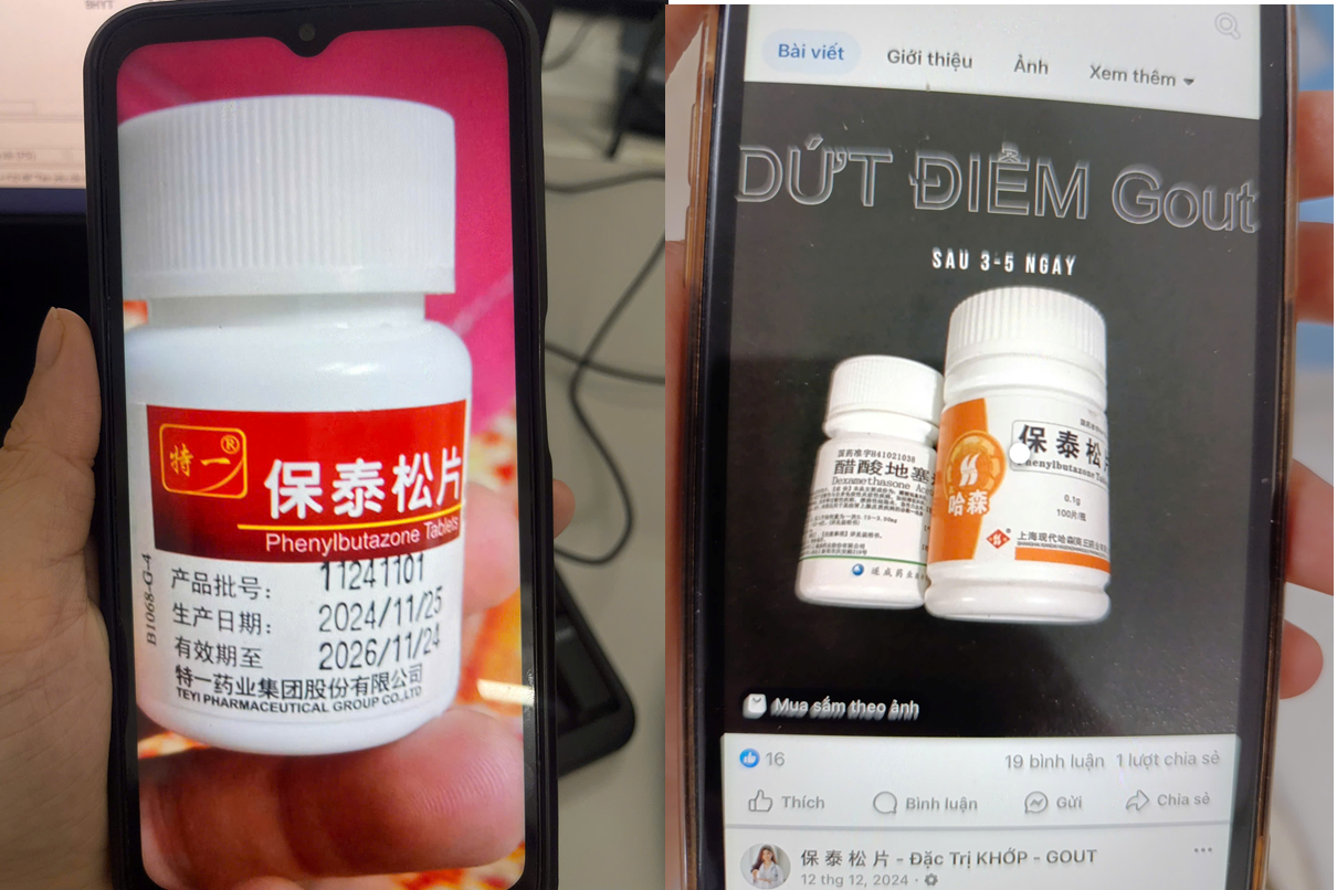 Cảnh báo không mua, bán hoặc sử dụng các thuốc chứa Phenylbutazone 