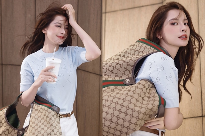 Chi Pu diện nguyên cây hàng hiệu được khen xinh như công chúa