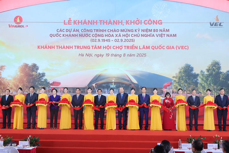 Lễ khởi công, khánh thành 250 công trình tiêu biểu trên cả nước chào mừng Cách mạng tháng Tám và Quốc khánh 29