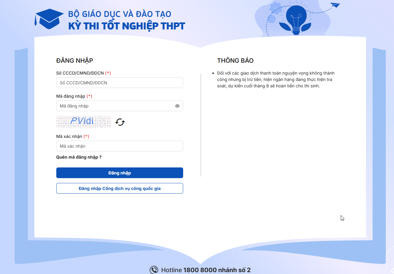 Hướng dẫn tra cứu điểm chuẩn tuyển sinh đại học năm 2025