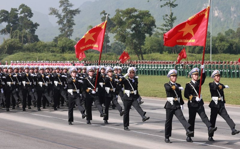 TỐI NAY tổng hợp luyện diễu binh, diễu hành lần thứ nhất tại Quảng trường Ba Đình