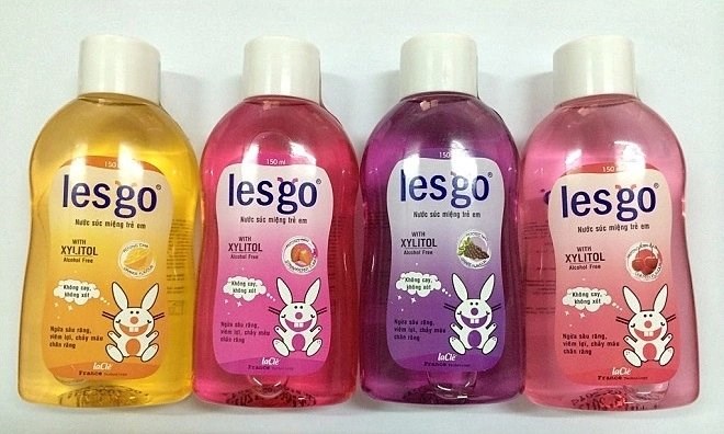 Thu hồi lô sản phẩm Nước súc miệng Lesgo trẻ em