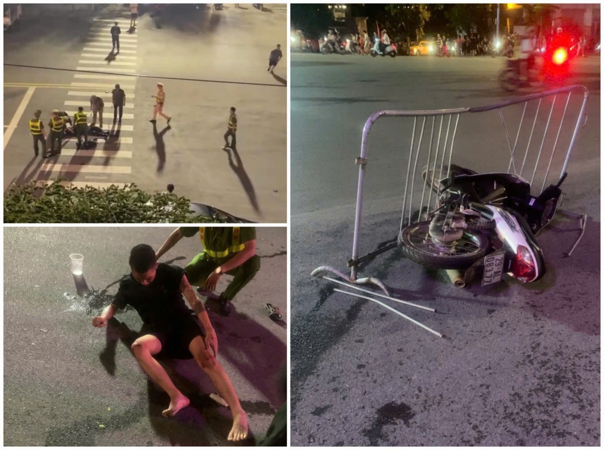 Chia sẻ gây chú ý của vợ đại úy cảnh sát cơ động bị 2 quái xế tông trọng thương khi làm nhiệm vụ