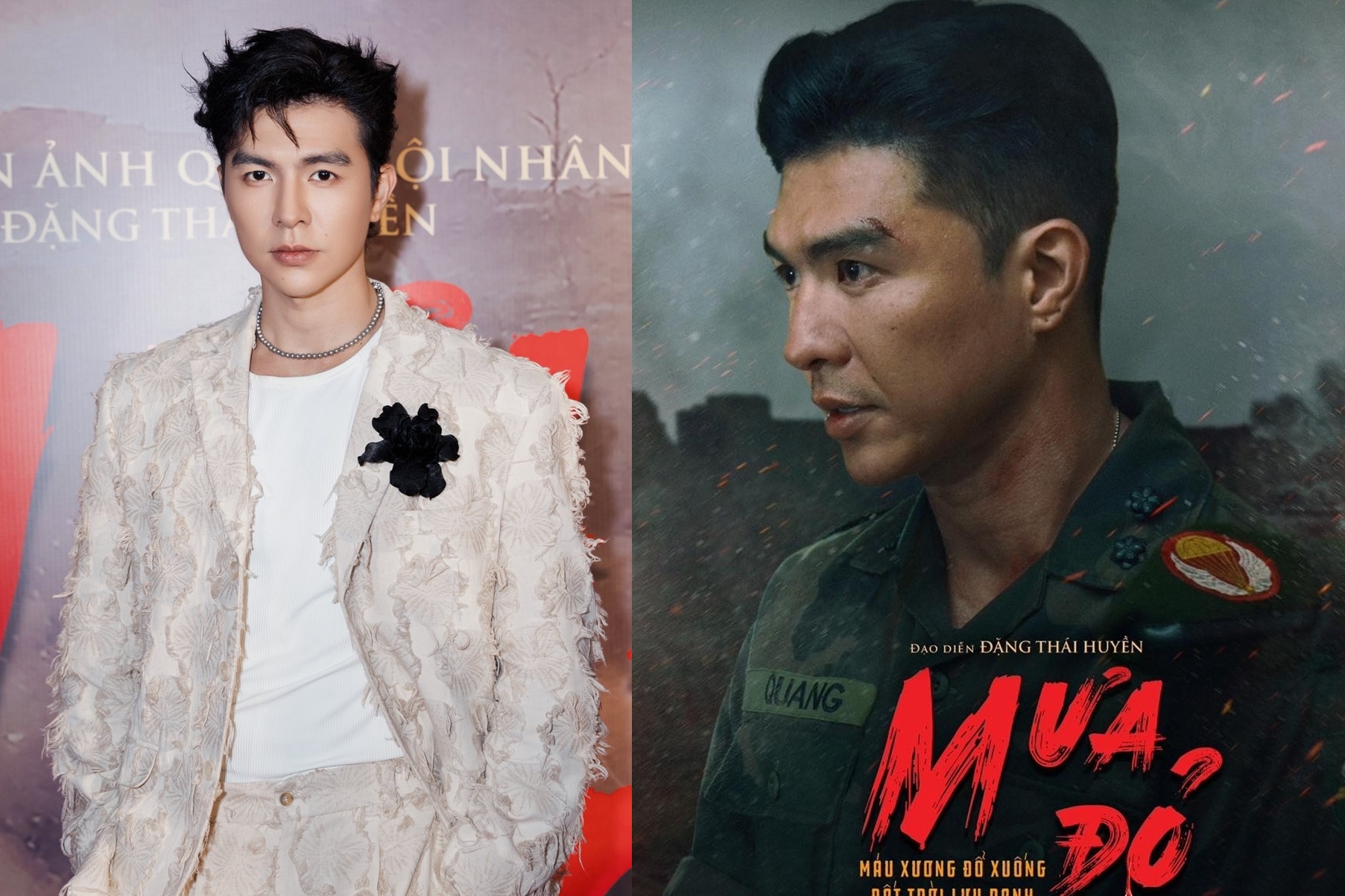 Nam phản diện của Mưa Đỏ Gương mặt điển trai, body vạm vỡ