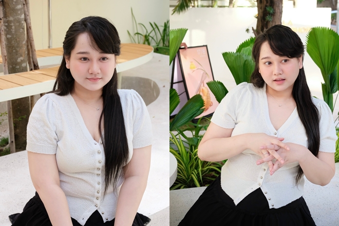 Trúc Anh Mắt biếc khoe thân hình mũm mĩm vẫn được khen xinh đẹp