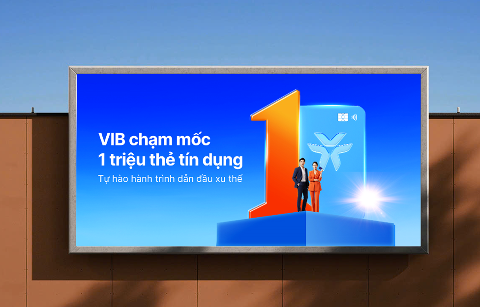 VIB vượt mốc 1 triệu thẻ tín dụng Khẳng định vị thế dẫn đầu