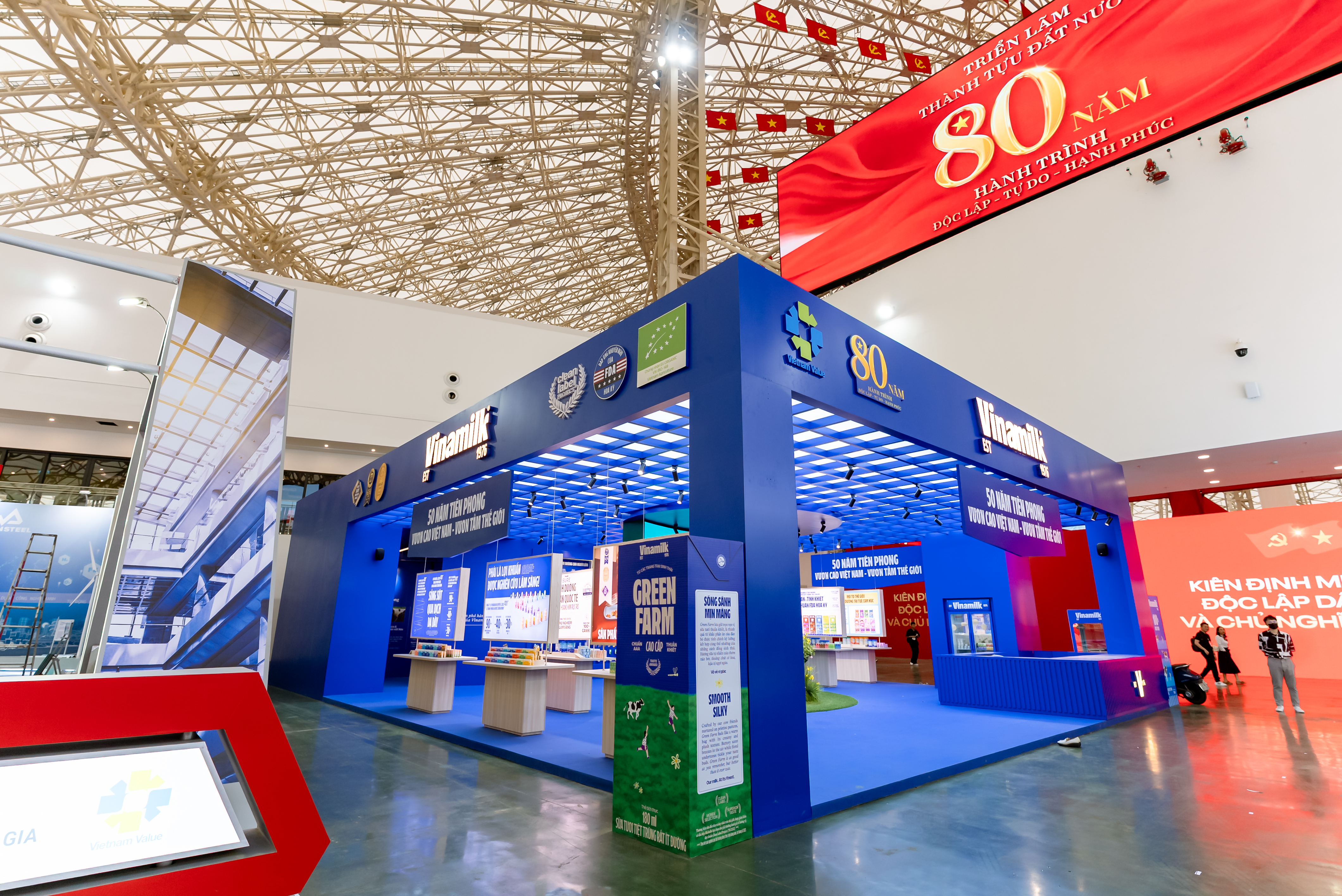 Vinamilk góp mặt tại Triển lãm Thành tựu Đất nước dịp 80 năm Quốc khánh Tự hào cùng dân tộc vươn mình