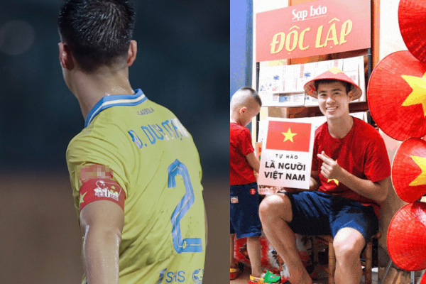 Đỗ Duy Mạnh gây xôn xao với tấm băng lạ trên tay liên quan đến ngày Quốc khánh