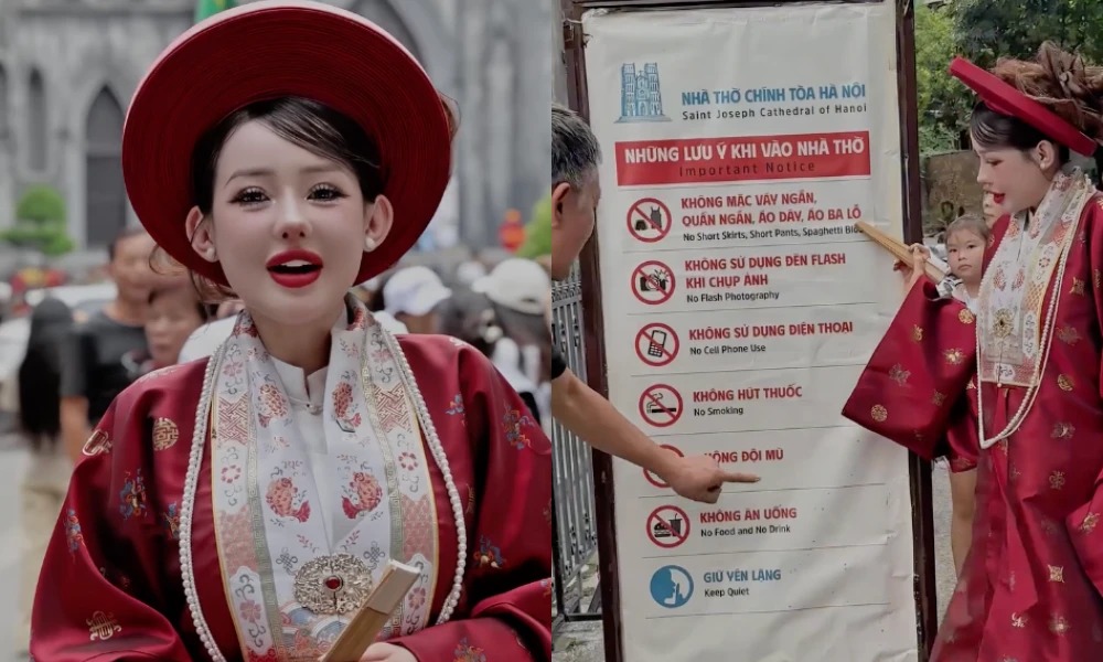 Ngân 98 lên tiếng sau khi bị dọa đánh, đuổi khỏi Nhà thờ Lớn Hà Nội 