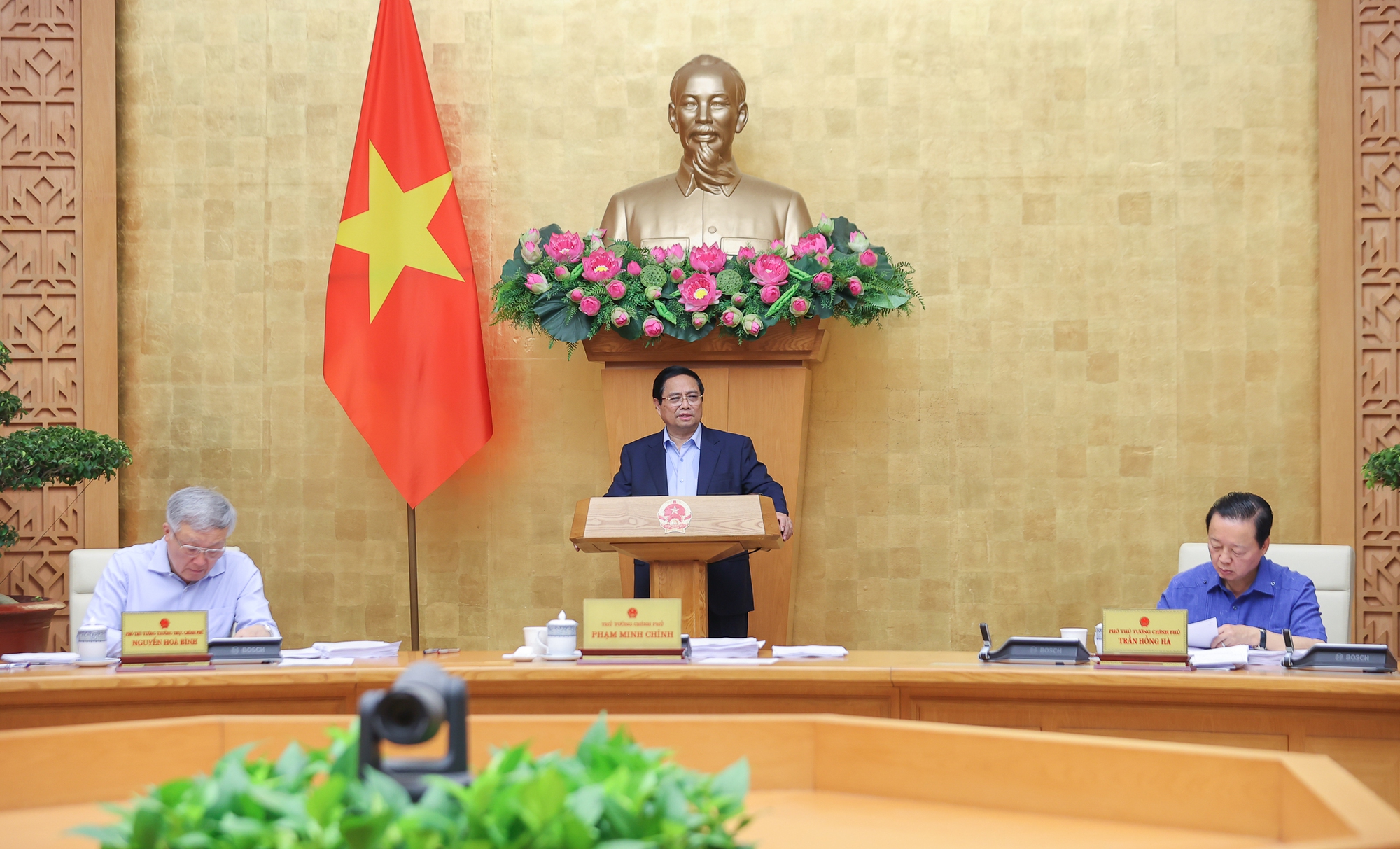 Thủ tướng Phạm Minh Chính chủ trì phiên họp Chính phủ tháng 82025