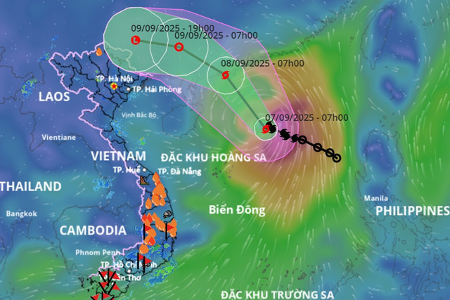 Bộ GDĐT ra công điện khẩn trước bão số 7