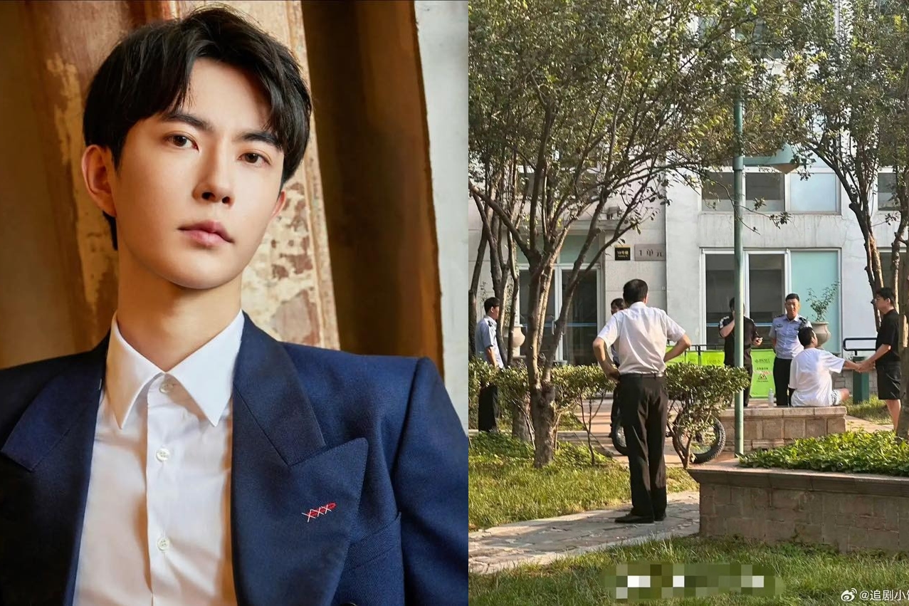 Hiện trường nơi diễn viên Vu Mông Lung tử vong