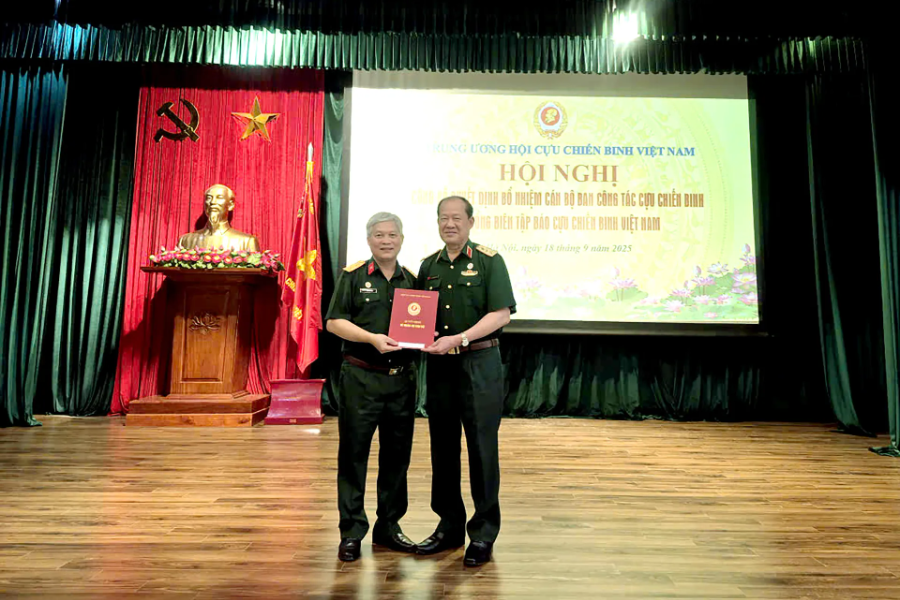 Đại tá Đỗ Phú Thọ được bổ nhiệm làm Tổng Biên tập Báo Cựu chiến binh Việt Nam