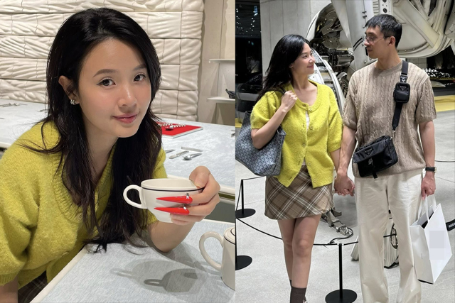 Midu và chồng du lịch Hàn Quốc, ngỡ ngàng diện mạo thiếu gia Minh Đạt