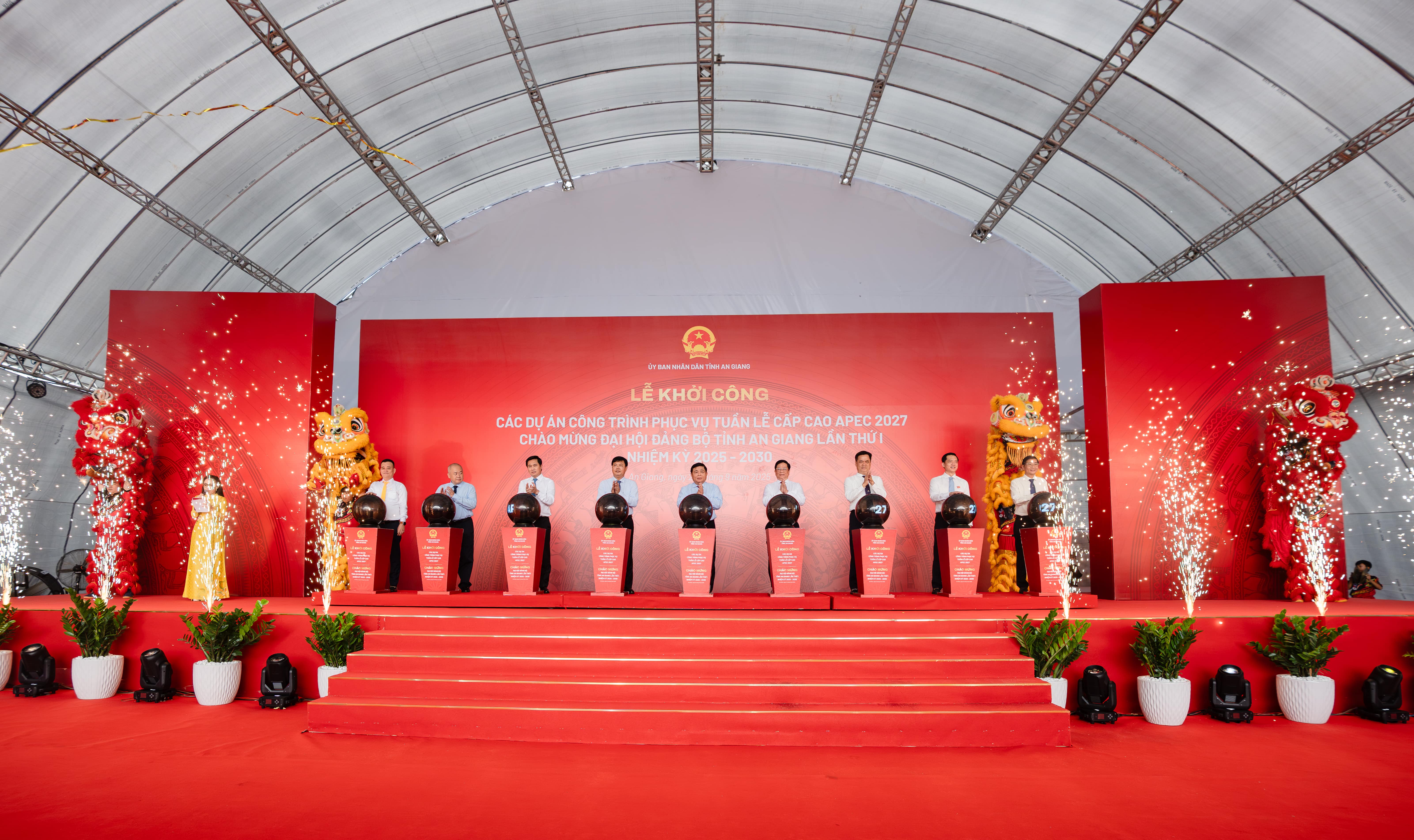 An Giang khởi công 10 dự án trọng điểm phục vụ APEC 2027