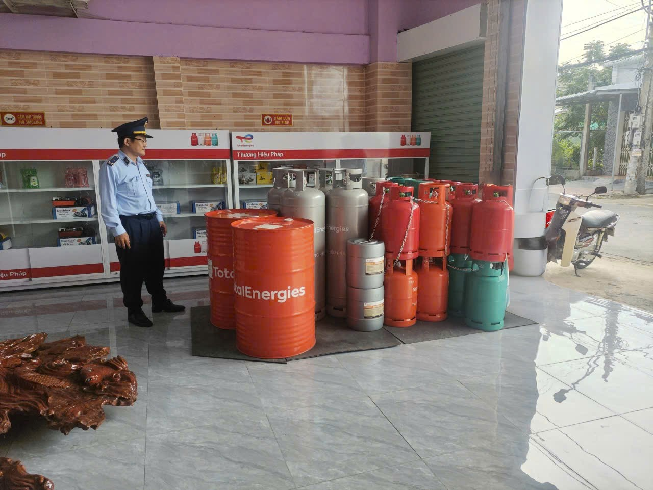 Vi phạm quy định về kinh doanh LPG một doanh nghiệp tại Đồng Tháp bị phạt gần 220 triệu đồng