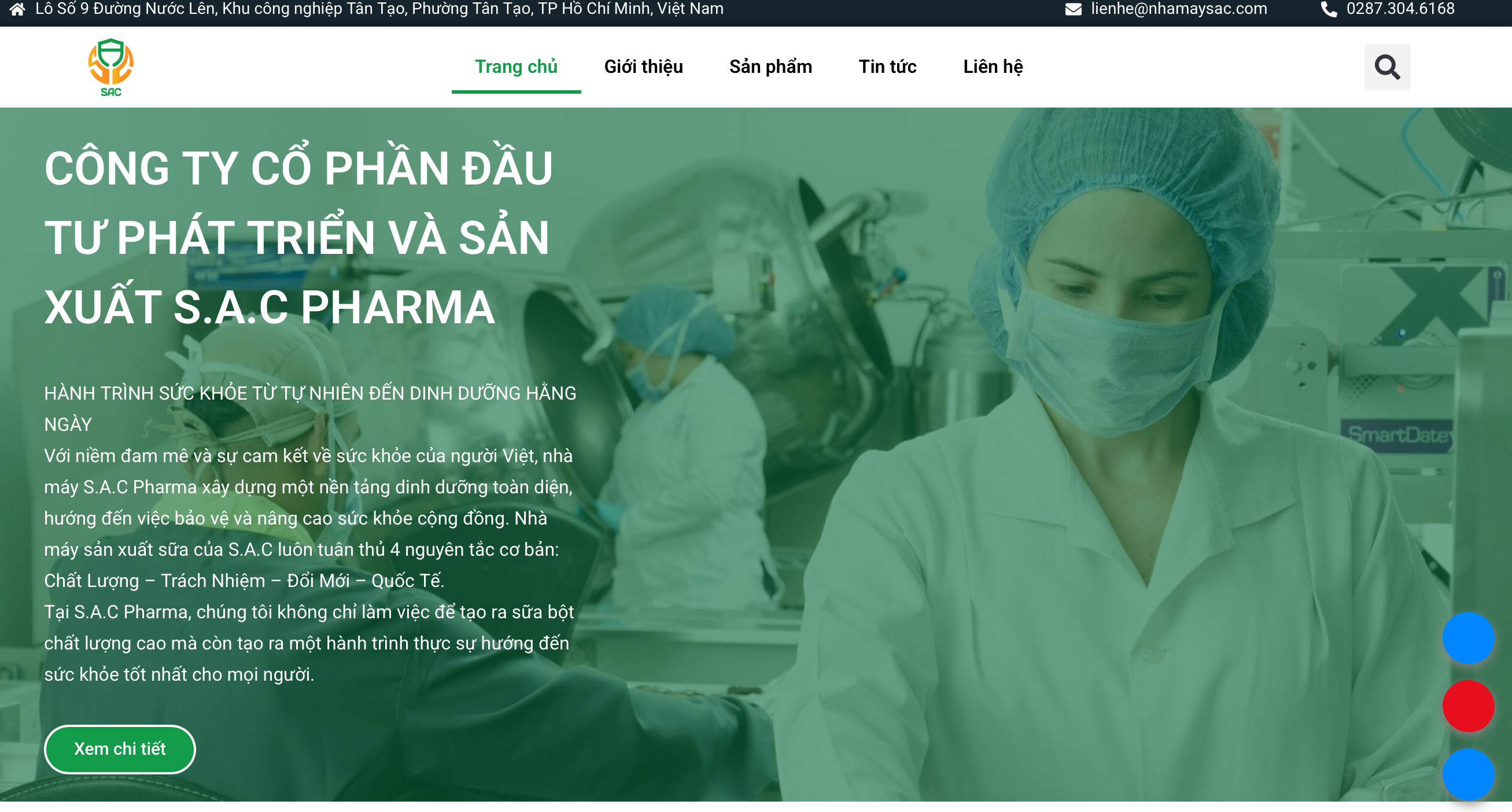 Xử phạt Công ty S.A.C PHARMA vì sản xuất sản phẩm dinh dưỡng không phù hợp với tiêu chuẩn