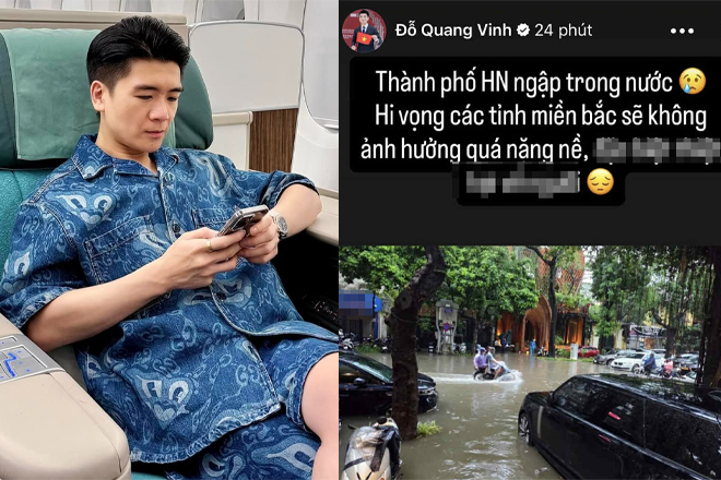 Tổng tài nghìn tỷ than trời vì phải lội nước đi làm ngày mưa ngập