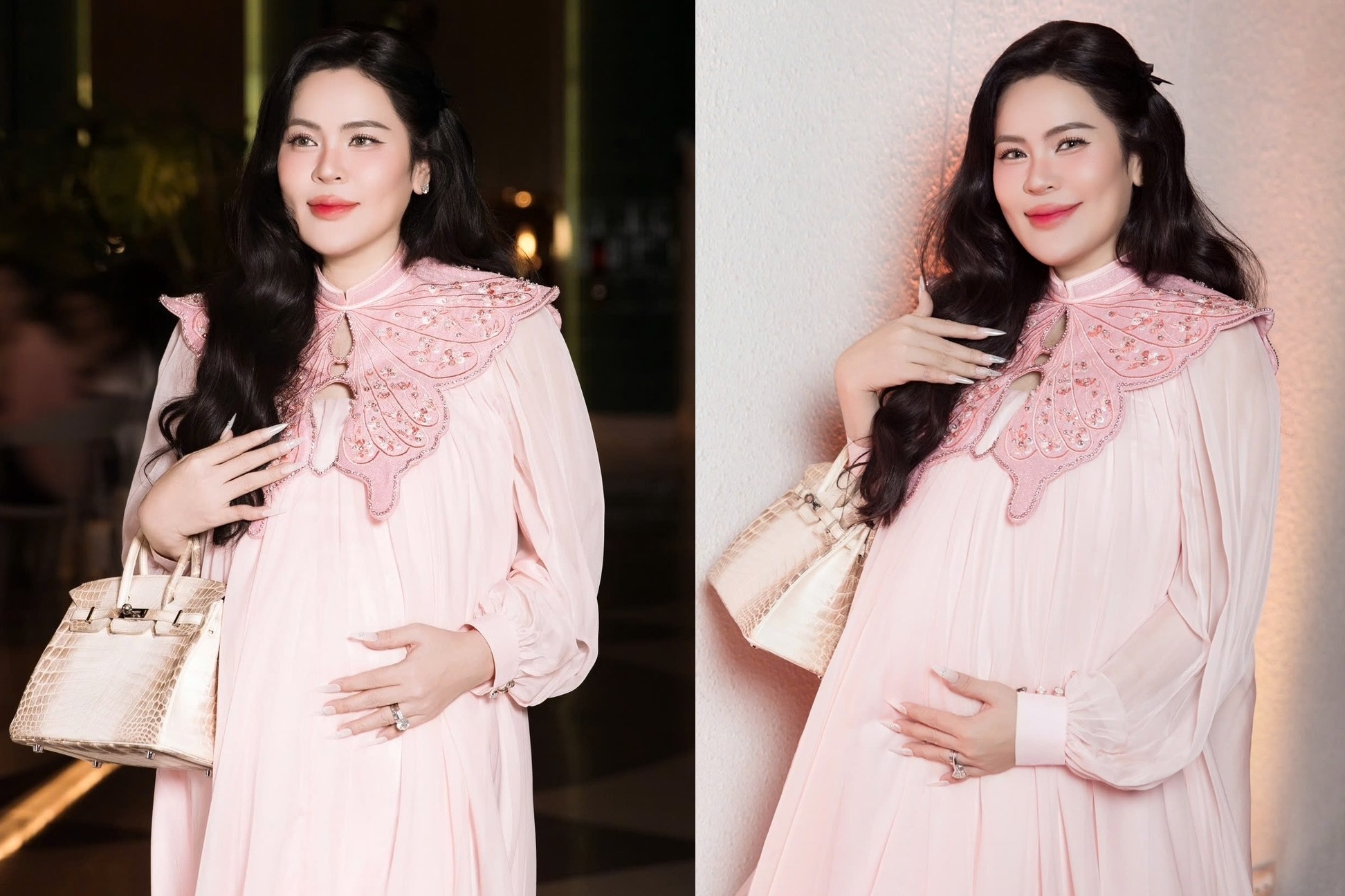 Hoa hậu U50 Phương Lê khệ nệ bụng bầu, xuất hiện 1 mình sau tin đồn hôn nhân rạn nứt