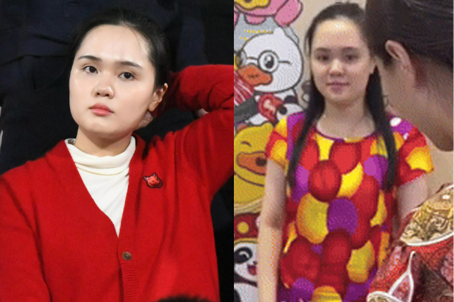 Vợ Đỗ Duy Mạnh lại ăn mặc lạc quẻ, gây choáng phong cách chuẩn bà thím khi đi chợ