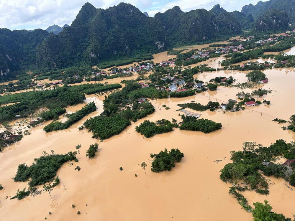 Ngập lụt lịch sử, Thái Nguyên kêu gọi ủng hộ người dân bị thiệt hại do bão lũ