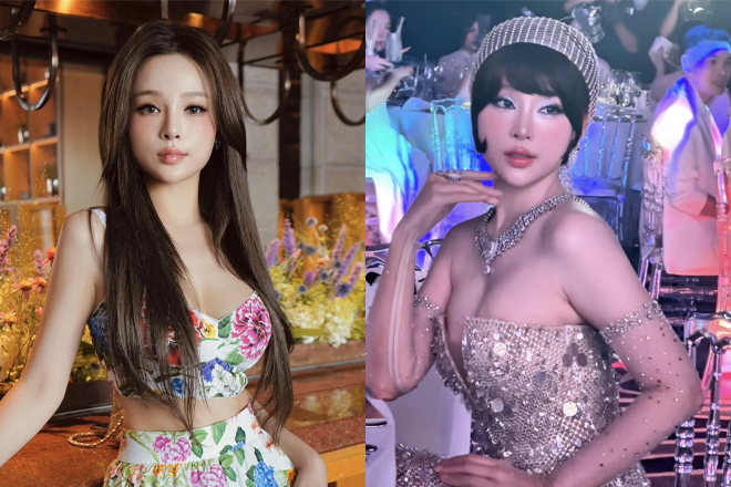 Huyền Baby lộ diện khác lạ, nhận chẳng ra phú bà đình đám Sài thành