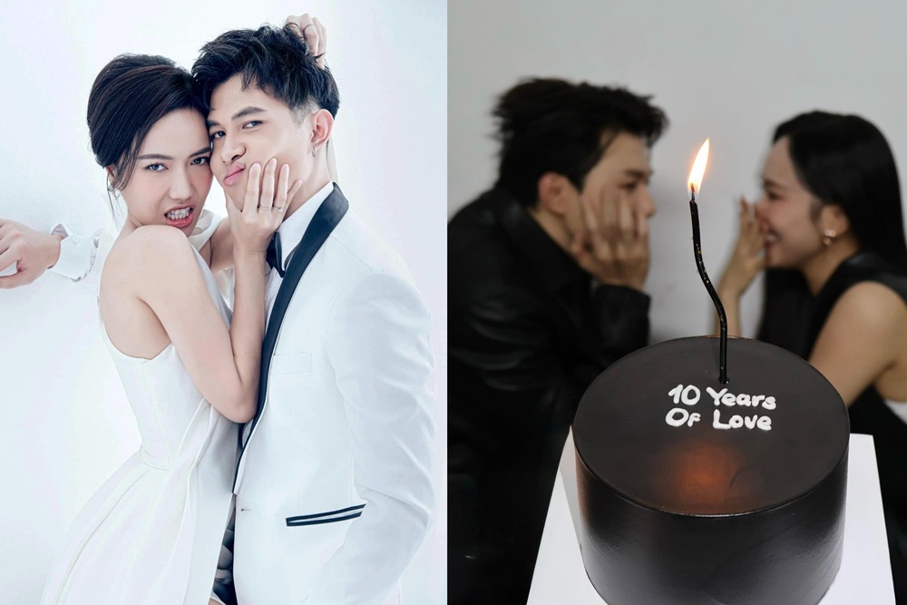 Anh Tú Atus và Diệu Nhi kỷ niệm 10 năm yêu nhau